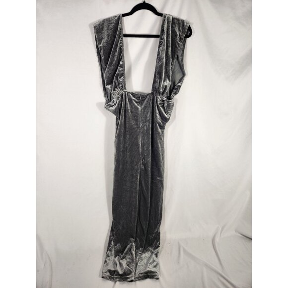 NWT Pretty Little Things Maxi Dress Velour Bust Corset Whimsygoth Fairycore 12 - Picture 5 of 6